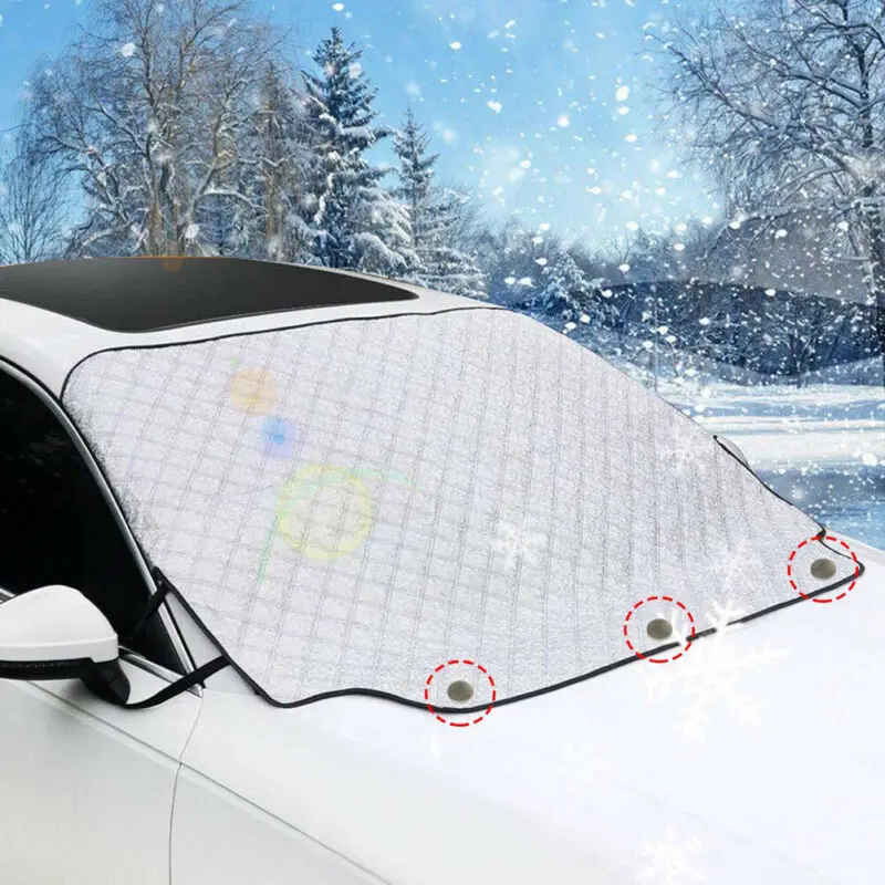 Frost Windshield cover Snow Snow and frost Sun Shade 1pc Three-layer quilted 4 - £19.60 GBP+