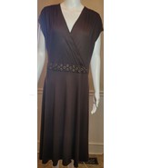 Maggy London Brown Dress with Grommet Detail in Sz 14 - £22.31 GBP