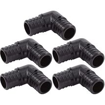 SharkBite 1 Inch Poly Crimp 90 Degree Elbow, Pack of 5, PEX Pipe, PE-RT,... - $23.31