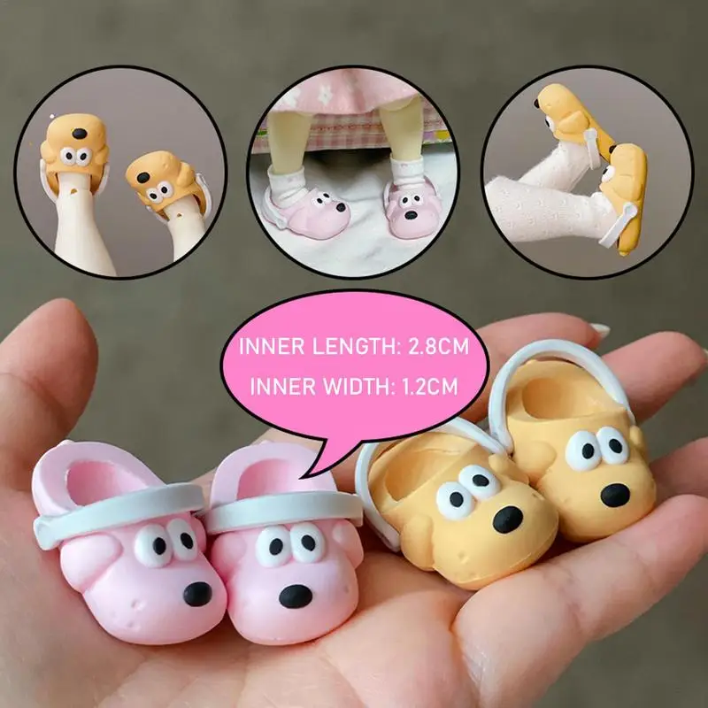 Doll Shoes Miniature PVC Shoes Doll Sandals Fashion Doll Slippers Cute Fat Fish - £13.53 GBP+