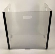 10 x Folding Student Sneeze Guard Desk Divider Clear 22&quot; Wide 18&quot; Sides 23&quot; Tall - £80.17 GBP