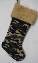 Christmas Stocking Camouflage CAMO Hunting Military  Hunters Holiday NEW - £15.20 GBP