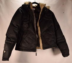 Columbia Convert Womens Down Puffer Faux Fur Removable Hood Jacket Coat ... - $79.20