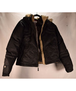 Columbia Convert Womens Down Puffer Faux Fur Removable Hood Jacket Coat ... - £62.28 GBP