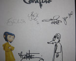 Coraline Signed Film Movie Screenplay Script X8 Dakota Fanning Teri Hatc... - £15.84 GBP