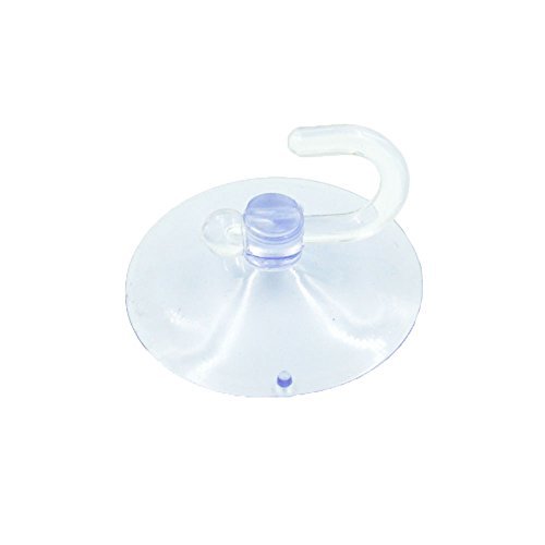 Bluemoona 50 PCS Hook Suction Cups Sucker Pads Hang Hanging 41mm(1.6")