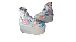 Unif Nobody Candy Sunset Platform shoes Sz 8 - £83.23 GBP