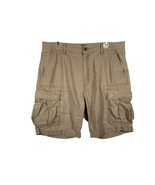 Levi Strauss Cargo Shorts Mens Size 36 Baggy Pockets Light Brown Skater Y2K - $39.29