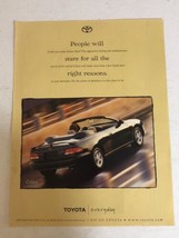 1998 Toyota Celica Vintage Print Ad pa7 - $7.91