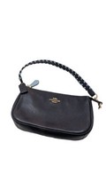 Coach Nolita 19 Wristlet Pouch Mini Handbag Waterfall Whip Stitch Midnight - £94.67 GBP