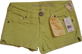 Vanilla Star Juniors Limeaid Denim Jean Shortie Shorts - $12.99