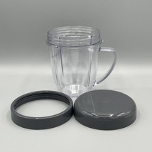 NutriBullet Replacement Short Cup With Handled Comfort Lip Ring Stay Fre... - £8.26 GBP