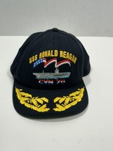 USS Ronald Reagan CVN 76 Navy Command Caps Hat Cap Embroidered Adjustabl... - £21.14 GBP