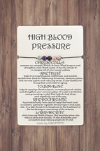 High Blood Pressure Bracelet Healing Bracelet Healing Crystals Gemstone Bracelet - £15.18 GBP