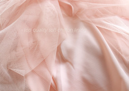 Blush Pink Long Tulle Skirt High Waisted Plus Size Tulle Maxi Skirt image 10