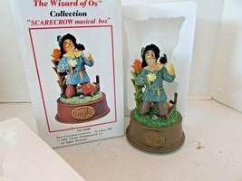 WIZARD OF OZ 1996 MUSICAL FIGURINE IF I ONLY HAD A BRAIN SCARECROW 6&quot;H LTD - $29.65