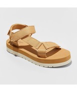 Universal Thread Women&#39;s Holden Platform Sports Sandal Size 8 Beige New - $29.02