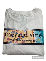 Vineyard Vines Men’s L/S Beach Logo Box  Tee.White.Sz.M.NWT - £29.52 GBP