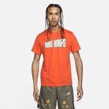 Nike Hoops Basketball T Shirt Mens XXL Orange Short Sleeve NEW - £19.37 GBP