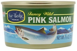 Sea Alaska Pink Salmon 7.5 Oz Can - £18.15 GBP