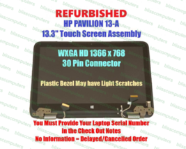 HP PAVILION 13-A041CA 768042-001 768038-001 Touch Screen Assembly - $149.60