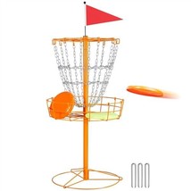 Portable Disc Golf Basket Flying Disc Golf Practice Basket Indoor/Outdoo... - £99.63 GBP
