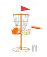 Portable Disc Golf Basket Flying Disc Golf Practice Basket Indoor/Outdoo... - £99.57 GBP