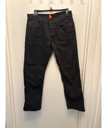 Mens Hugo Boss Jeans 34/3 Black  RN73616 Button Fly Straight Leg - $29.70