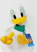 Sega Disney Dewey Duck 12&quot; Plush w Tags Donald Duck Tales Sandals Green ... - £10.36 GBP