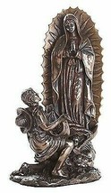 Catholic Divinity Saint Juan Diego Visitation By Our Lady Of Guadalupe Figurine - £44.70 GBP