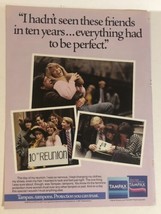 1987 Tampax Vintage Print Ad Advertisement pa13 - £6.10 GBP