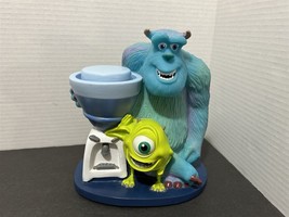 Disney Pixar Monsters Inc Movie Mike &amp; Sully Dixie Cup Holder 1998 Vintage - £7.77 GBP