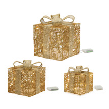 LED Wrapped Presents Display (Set of 3) - $1,863.91 MXN