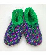Snoozies Men&#39;s Slippers Christmas Packages Design with Green Bow  Large ... - $236.49 MXN