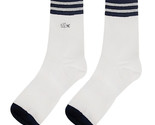 Lacoste Striped Socks Sports Cushioned Casual Socks White NWT RA010E53NW... - $23.31