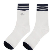 Lacoste Striped Socks Sports Cushioned Casual Socks White NWT RA010E53NW... - £18.41 GBP