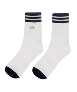 Lacoste Striped Socks Sports Cushioned Casual Socks White NWT RA010E53NW... - £18.23 GBP