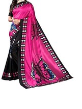 Saree Sari Indian Blouse Piece Maxi Women Dress Free Shipping Poly Silk ... - $22.44