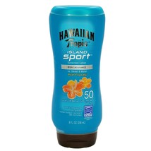Hawaiian Tropic Island Sport Sunscreen Lotion High Endurance Spf 50 8fl.oz. Exp. - £14.12 GBP