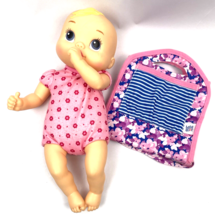 Baby Alive Luv N Snuggle Doll Thumb Sucking Soft Body Blonde Changing Pad Hasbro - £22.67 GBP