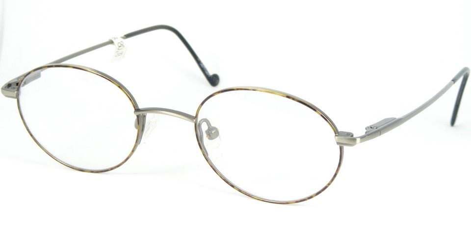 NOS GERTLER 226 1 TORTOISE EYEGLASSES GLASSES METAL FRAME 46-18-140mm - $50.04