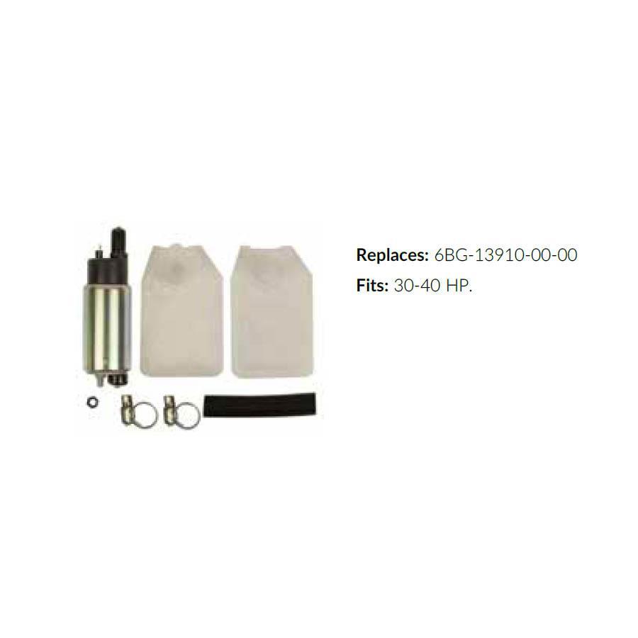 ELECTRIC FUEL PUMP AND FILTER replacces Replaces 6BG-13910-00-00 30-40 HP - $189.95