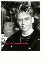 Jeremy Jordan 8x10 HQ Photo from negative black and white chain fence Te... - $10.00