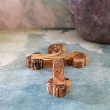 7&quot; Handmade Olive Wood Cross, Perfect Religious Gift, Housewarming Gift,... - £31.42 GBP