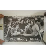 The Moody Blues Poster Vintage Band Shot - $1,651.93 MXN
