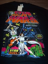 Vintage Style Star Wars A New Hope T-Shirt Luke Skywalker Leia Large New w/ Tag - £15.82 GBP