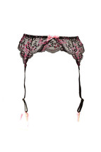 L&#39;agent By Agent Provocateur Womens Suspender Adlina Black Pink S - £30.63 GBP