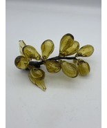 Vtg Glass Grapes Cluster Individually Hand Blown 8”mid-century modern MC... - $472.08 MXN