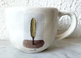 Pottery Barn Tea Garden Mug Create Designed by Rae Dunn Coffee Cup - £8.90 GBP