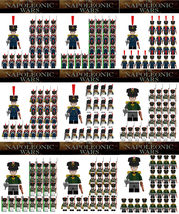 189pcs Napoleonic Wars Custom French Russian Artillery Army Set Minifigures - $30.89+